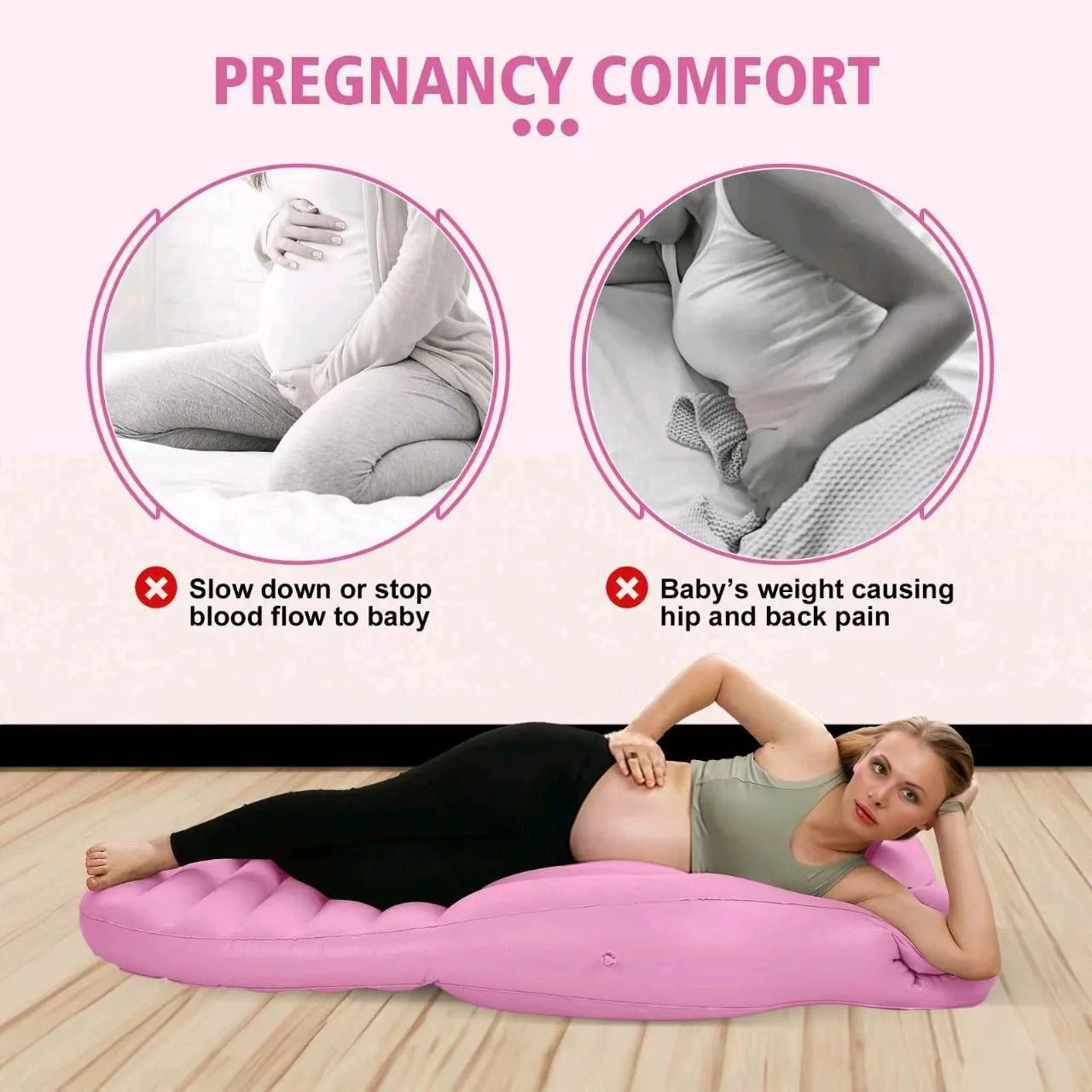 Inflatable Pregnancy Pillow